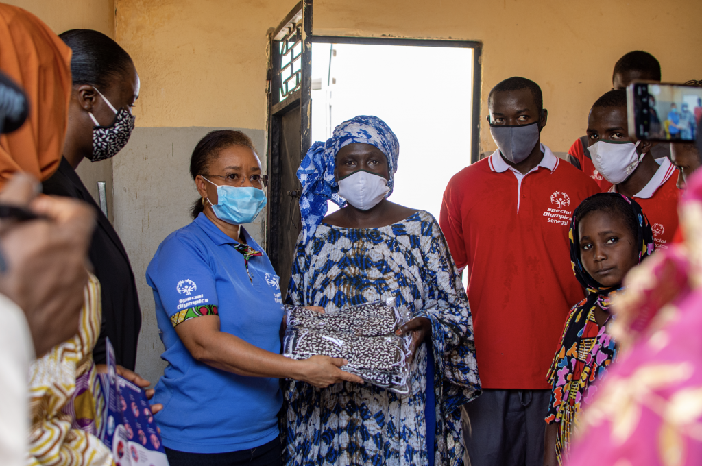 Special Olympics Senegal to deliver face masks to athletes in partnership with Speak Up Africa and Tongoro