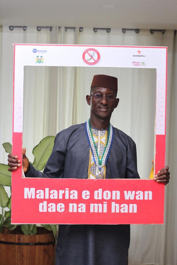 Local Government Officials in Sierra Leone declare “Zero Malaria starts with Us”