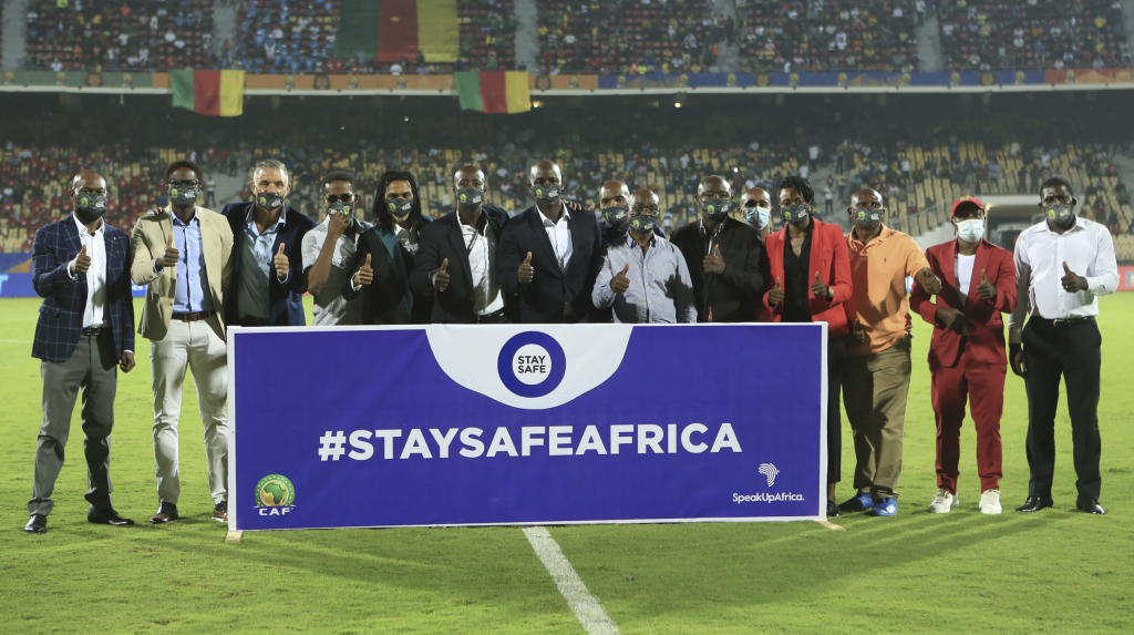 The Confederation of African Football (CAF) launched a campaign in Cameroon on Sunday to highlight measures for preventing the spread of Covid-19.