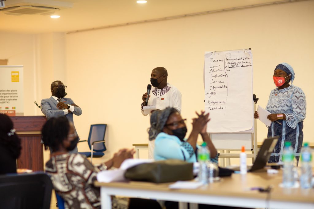 17 civil society organizations meet in Dakar to develop action plans for the elimination of neglected tropical diseases (NTDs)