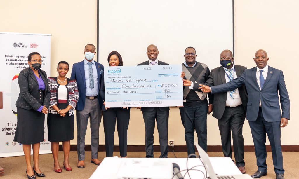 Ecobank launches Zero Malaria Business Leadership Initiative as it joins Malaria Free Uganda with a USD 120,000 fund