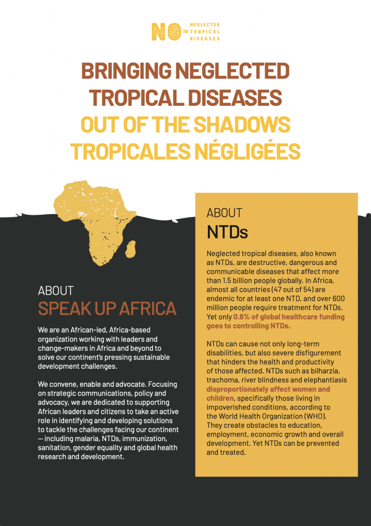 Bringing Neglected Tropical Diseases Out of the Shadows