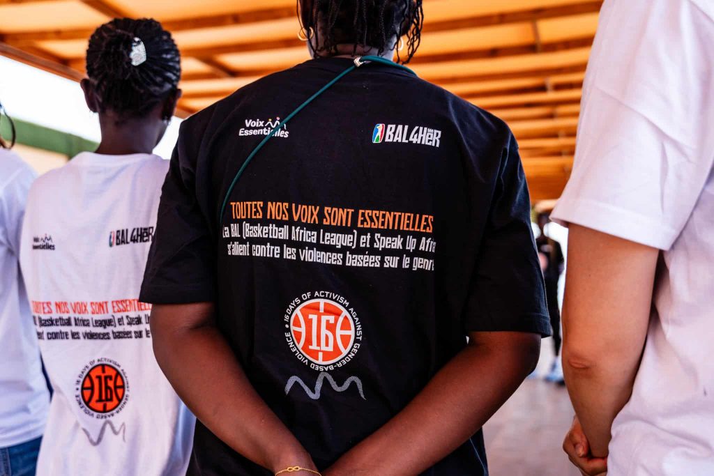 The voice of the African Basketball League is essential in the fight against violence against women