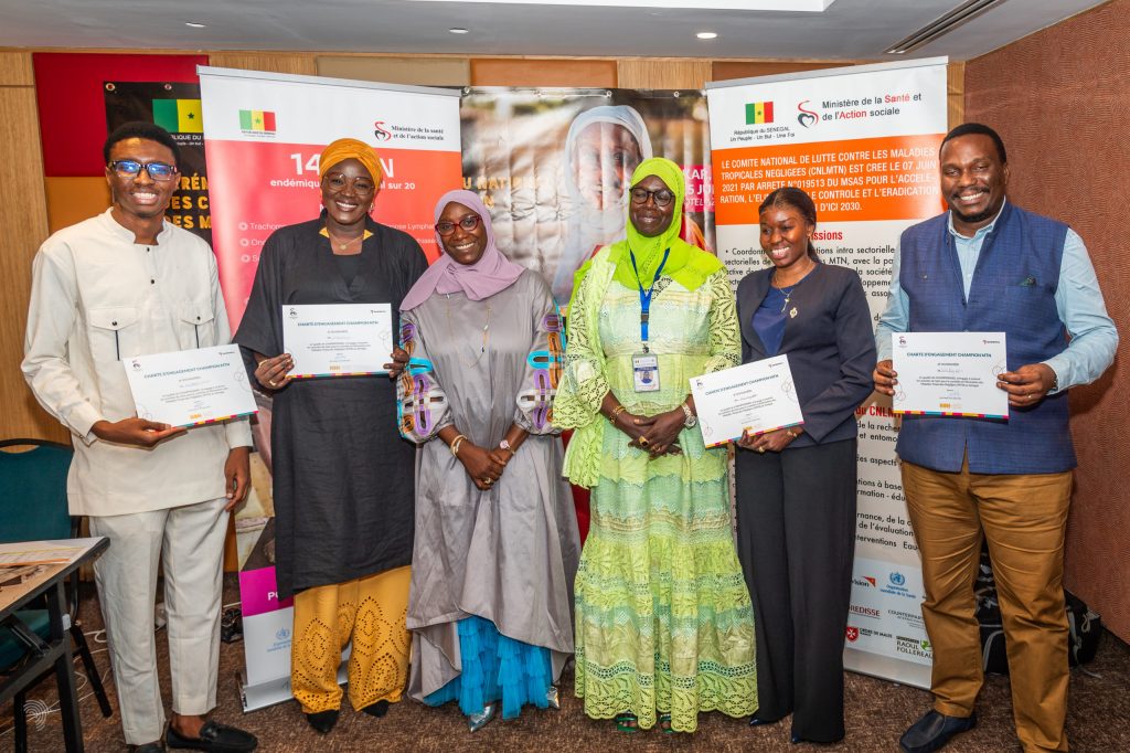 Policymakers and influential civil society leaders launch the National Network of Champions for the Elimination of NTDs in Senegal